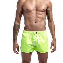 Load image into Gallery viewer, Solid Swimwear Men Swimming Trunks Mens Swim Briefs Maillot De Bain Homme Bathing Suit Bermuda Surf Beach Wear Man Board Shorts