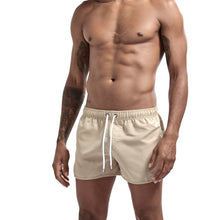 Load image into Gallery viewer, Solid Swimwear Men Swimming Trunks Mens Swim Briefs Maillot De Bain Homme Bathing Suit Bermuda Surf Beach Wear Man Board Shorts