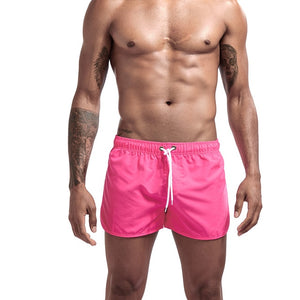 Solid Swimwear Men Swimming Trunks Mens Swim Briefs Maillot De Bain Homme Bathing Suit Bermuda Surf Beach Wear Man Board Shorts