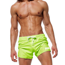 Load image into Gallery viewer, New Men Sport Pants Beach Shorts Swimming Pants Running Sports Quickly Dry Male GYM Shorts Summer Swimwear Colorful
