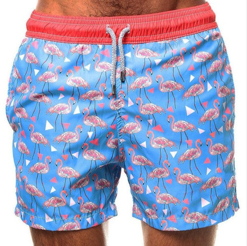 Print Swimwear Men Swim Shorts Swimming Trunks Bermuda Surf Beach Short Sport Homme Swimsuit Printed Swimwear Pants Underwear