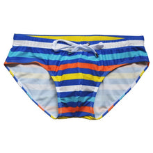 Load image into Gallery viewer, 2019 New Arrival Swimwear Sexy Mens Swim Suits Gay Pouch Flamingo Summer Triangular Swimming Briefs Mens Swimwear