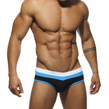 Load image into Gallery viewer, 2019 New Arrival Swimwear Sexy Mens Swim Suits Gay Pouch Flamingo Summer Triangular Swimming Briefs Mens Swimwear