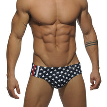 Load image into Gallery viewer, 2019 New Arrival Swimwear Sexy Mens Swim Suits Gay Pouch Flamingo Summer Triangular Swimming Briefs Mens Swimwear